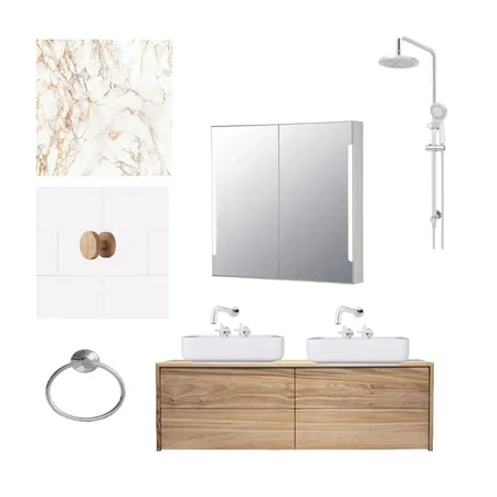 Mid-century Modern Bathroom Interior Design Mood Board by amhalling on Style Sourcebook