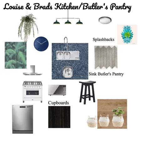 Louise &amp; Brad's Kitchen/Butler's Pantry Interior Design Mood Board by Mingle on Style Sourcebook