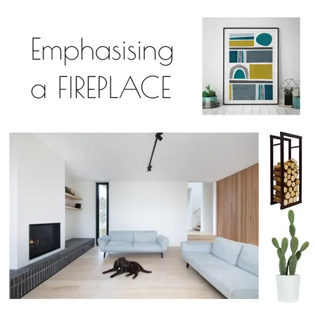 Emphasising a fireplace Interior Design Mood Board by Reka Fabian on Style Sourcebook