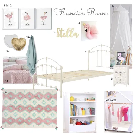 Frankie's Room Interior Design Mood Board by Adele Lynch : Interiors on Style Sourcebook