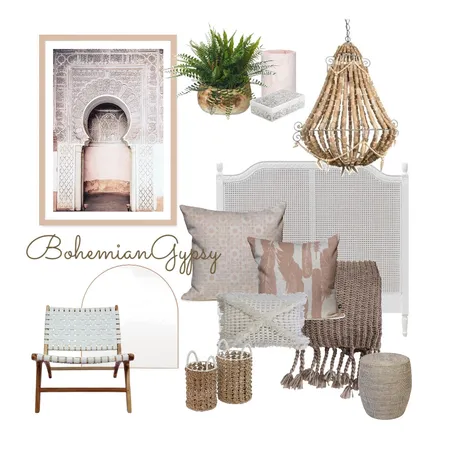 bohemian Gypsy Interior Design Mood Board by GRACE LANGLEY INTERIORS on Style Sourcebook