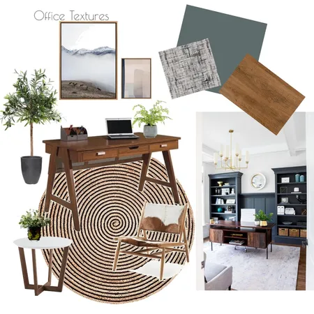 Mid Century Office and Textures Interior Design Mood Board by HannahC on Style Sourcebook