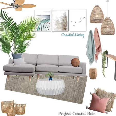 Lounge Room Interior Design Mood Board by Project Coastal Boho on Style Sourcebook