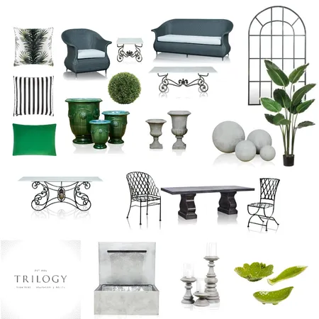 Tropical Accents Interior Design Mood Board by Trilogy on Style Sourcebook