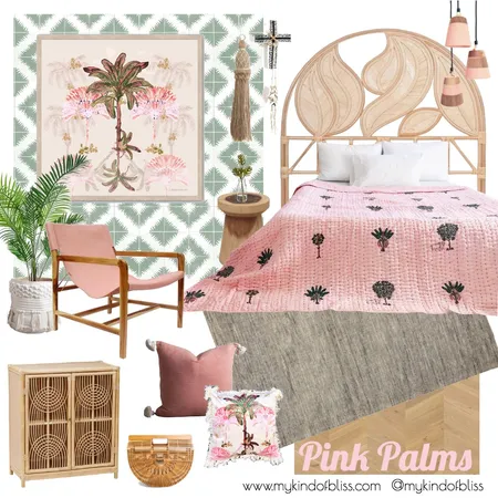 Pink Palms Interior Design Mood Board by My Kind Of Bliss on Style Sourcebook