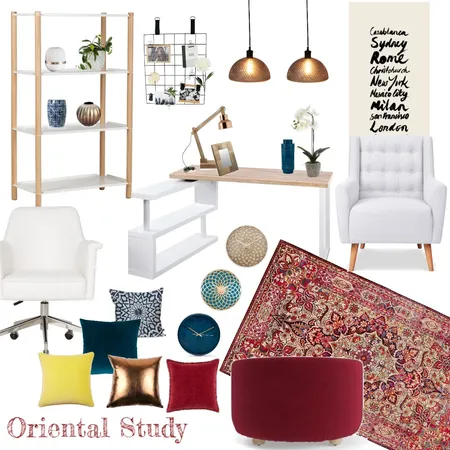 Study Interior Design Mood Board by iDesign Interiors on Style Sourcebook
