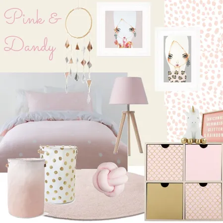 PINK AND DANDY Interior Design Mood Board by girlwholovesinteriors on Style Sourcebook