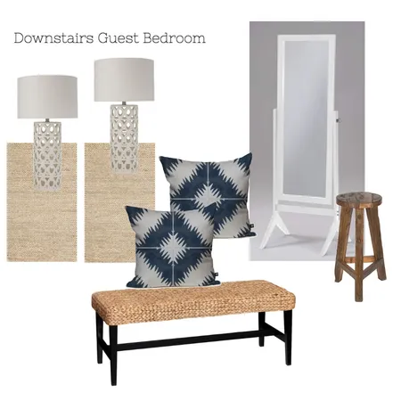 KKU6 Downstairs Guest Bedroom Interior Design Mood Board by tkulhanek on Style Sourcebook