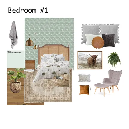 Bedroom #1 Interior Design Mood Board by miacatedodd on Style Sourcebook