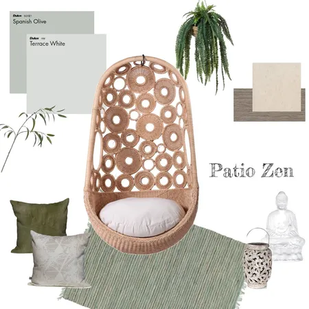 Patio Zen Interior Design Mood Board by TheBlushCollective on Style Sourcebook