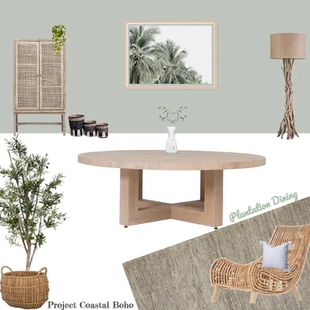 Plantation Dining Interior Design Mood Board by Project Coastal Boho on Style Sourcebook