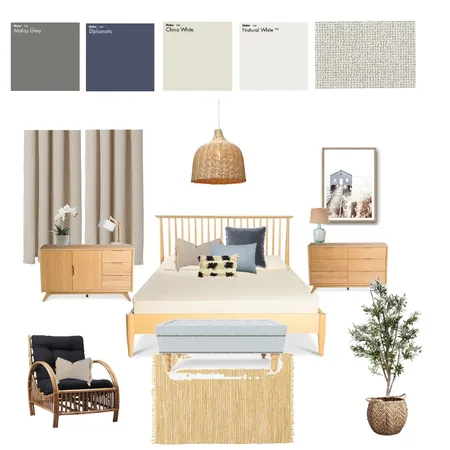 Calming Bedroom Interior Design Mood Board by Kateelizabbeth on Style Sourcebook