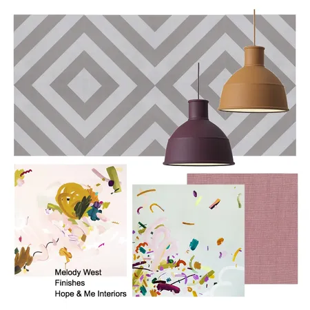Melody West - Finishes Interior Design Mood Board by Hope & Me Interiors on Style Sourcebook