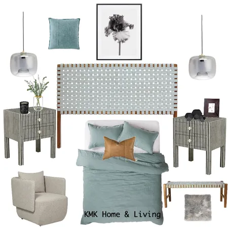 Kylie Bedroom Interior Design Mood Board by KMK Home and Living on Style Sourcebook