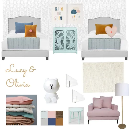 Lucy &amp; Olivia 2 Interior Design Mood Board by JohGlisenti on Style Sourcebook