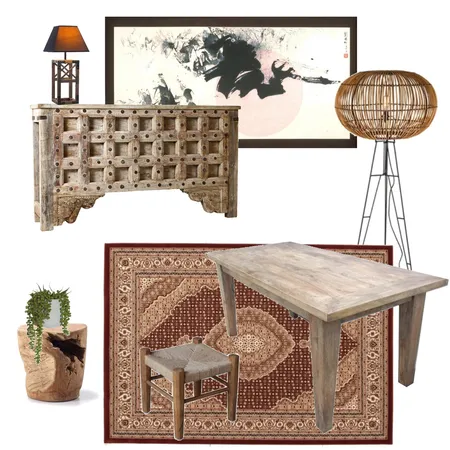 Oriental Dining Interior Design Mood Board by braydee on Style Sourcebook