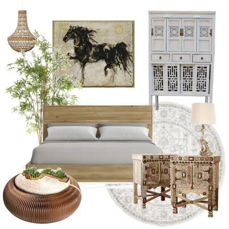 Oriental Bedroom Interior Design Mood Board by braydee on Style Sourcebook