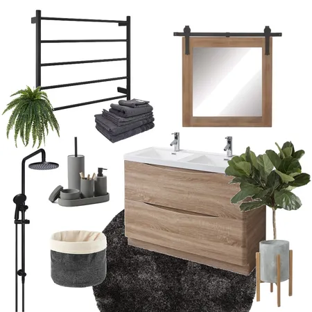 Industrial Bathroom Interior Design Mood Board by braydee on Style Sourcebook
