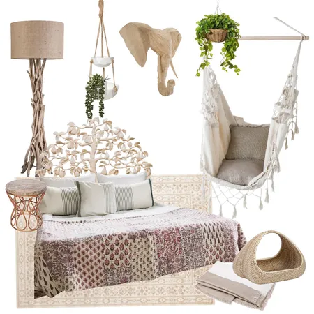 Bohemian Bedroom Interior Design Mood Board by braydee on Style Sourcebook
