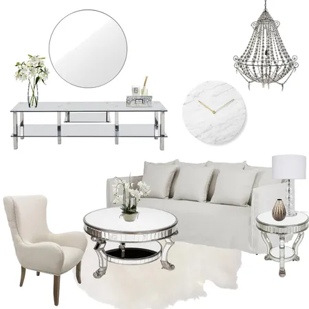 Hollywood Glam Living Interior Design Mood Board by braydee on Style Sourcebook