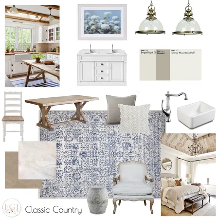 Classic Country Interior Design Mood Board by Eliza Grace Interiors on Style Sourcebook