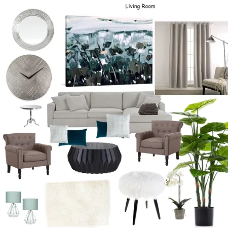 Bee's Living Room Interior Design Mood Board by bolajiT on Style Sourcebook