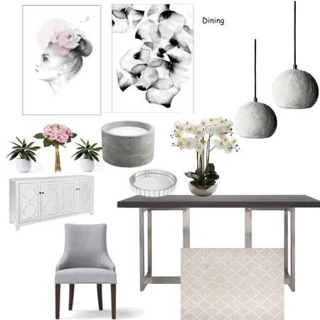 Bee's Dining Room Interior Design Mood Board by bolajiT on Style Sourcebook