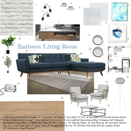 Karsson living room Nordic Interior Design Mood Board by Smurfette on Style Sourcebook