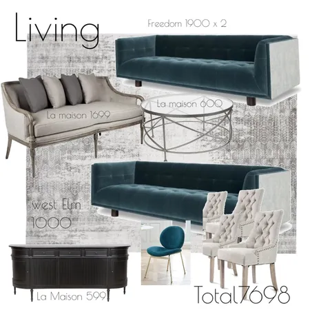 Living 2 Point Piper Residence Interior Design Mood Board by Batya on Style Sourcebook