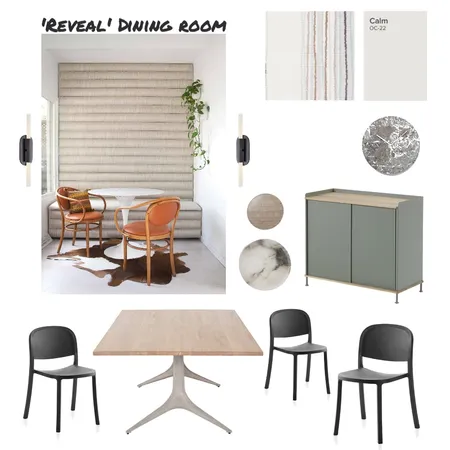 'REVEAL' Dining Room Concept Interior Design Mood Board by dieci.design on Style Sourcebook