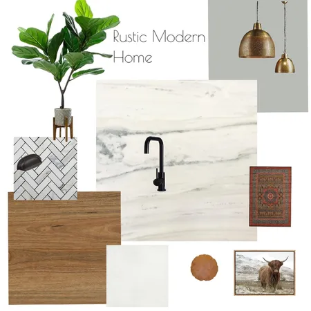 Rustic Modern Interior Design Mood Board by HannahC on Style Sourcebook