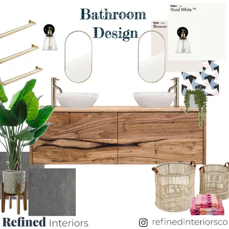 Bathroom Design 02 Interior Design Mood Board by RefinedInteriors on Style Sourcebook