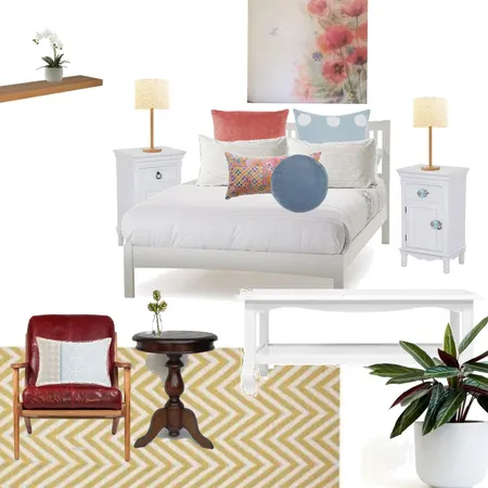 Armstrong - Upstairs Guest Room Interior Design Mood Board by Holm & Wood. on Style Sourcebook