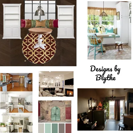 Erica's kitchen nook Interior Design Mood Board by Blythe on Style Sourcebook