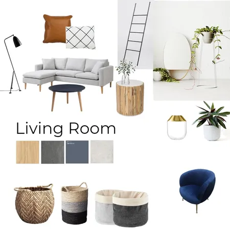 Living Room - industrial Interior Design Mood Board by slswong on Style Sourcebook