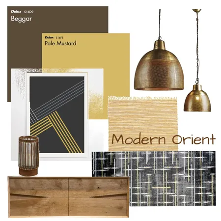 Modern Orient Interior Design Mood Board by O.A.I. Concept Inc. on Style Sourcebook