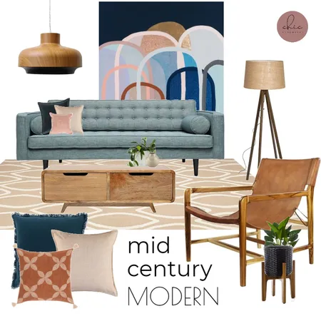 Mid- century MODERN Interior Design Mood Board by ChicDesigns on Style Sourcebook
