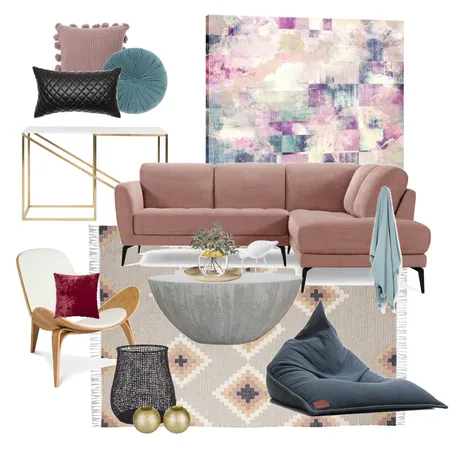 Crebert 2nd Living Room Interior Design Mood Board by Harluxe Interiors on Style Sourcebook