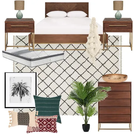 Clarks Beach - Master Bedroom Interior Design Mood Board by gemmac on Style Sourcebook