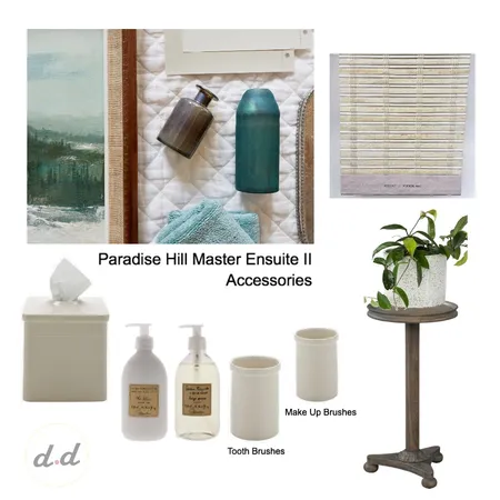 Paradise Hill Ensuite II Vanity Accessories Interior Design Mood Board by dieci.design on Style Sourcebook