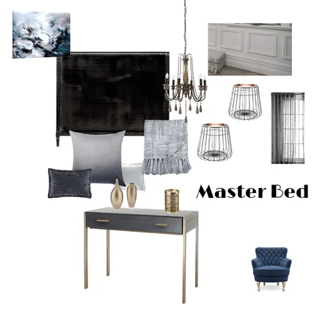 Duplex Master Bed - Luxe Interior Design Mood Board by MimRomano on Style Sourcebook