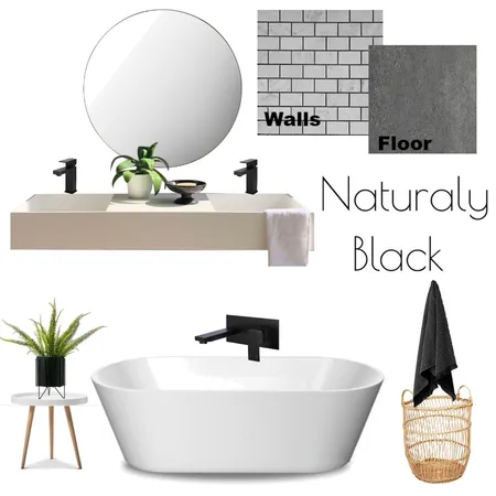 Naturaly Black Interior Design Mood Board by Hayleymichelle on Style Sourcebook