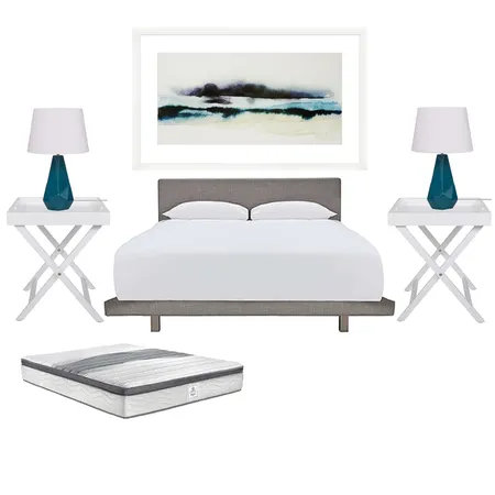 Clarks Beach - Guest Bedroom Interior Design Mood Board by gemmac on Style Sourcebook