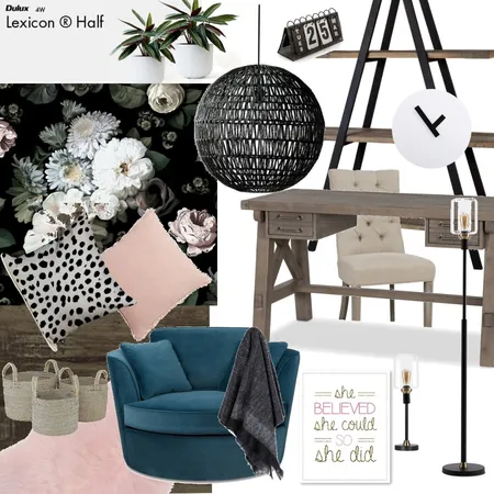 Office/Study Interior Design Mood Board by aliciastyle on Style Sourcebook