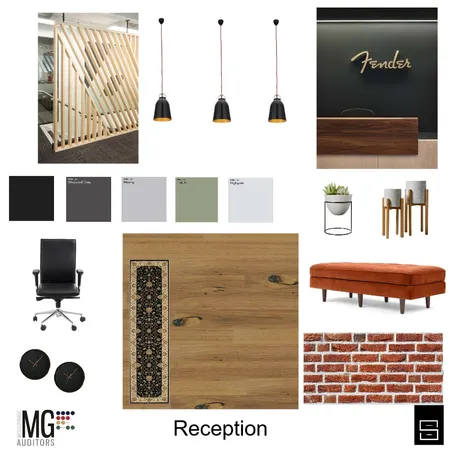 Office Reception Interior Design Mood Board by Marlene on Style Sourcebook