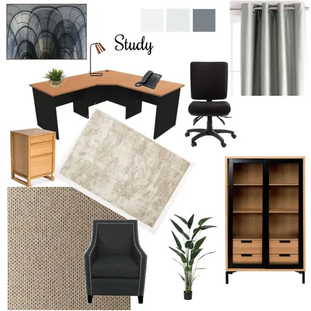 Study Interior Design Mood Board by Jenni on Style Sourcebook