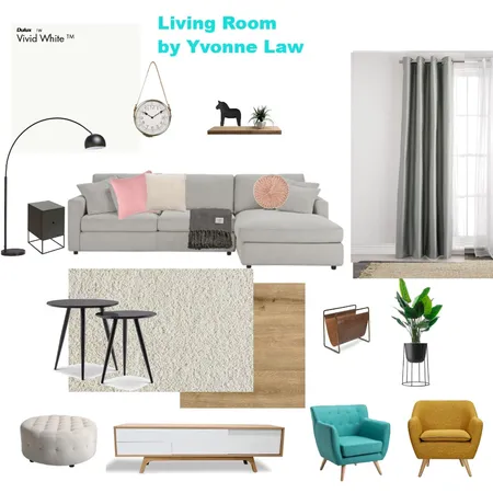 Living Room Interior Design Mood Board by YvonneLaw on Style Sourcebook