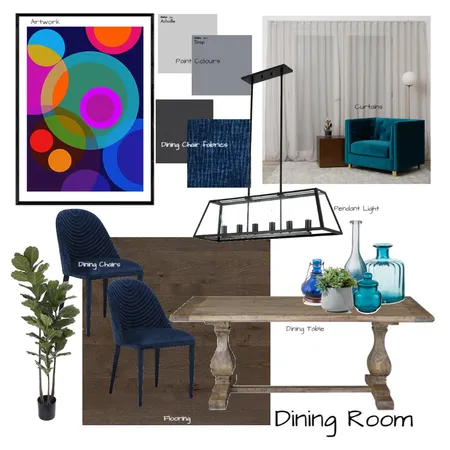 Dining Room Interior Design Mood Board by MKT on Style Sourcebook