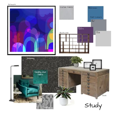 study Interior Design Mood Board by MKT on Style Sourcebook