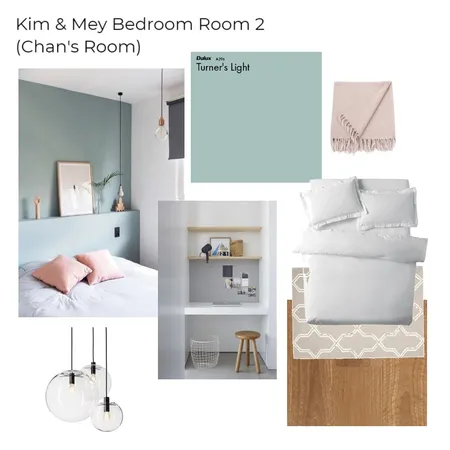 Kim &amp; Mey Bedroom 2 Moodboard Interior Design Mood Board by Happy House Co. on Style Sourcebook
